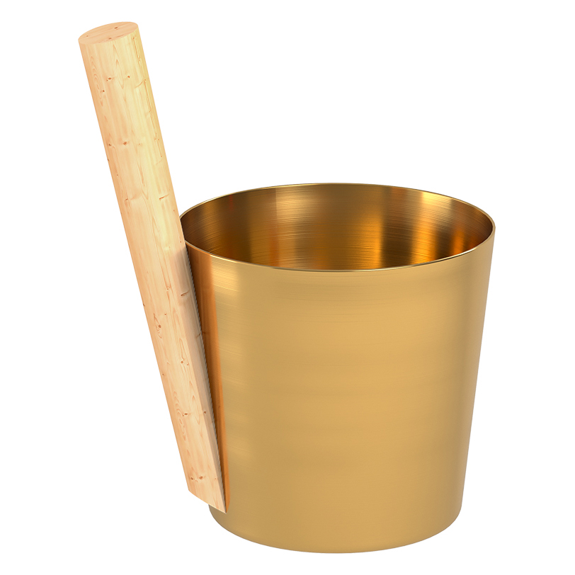 Шайка Эверест алюминий 5л (Gold (TG-51)) (миниатюра)